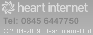 Heart Internet - UK Web Hosting